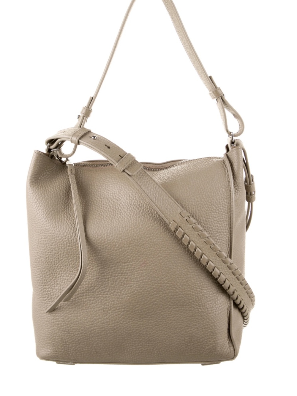 All Saints eather Crossbody Bag in Beige
